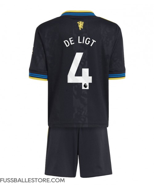 Günstige Manchester United Matthijs de Ligt #4 3rd trikot Kinder 2025-26 Kurzarm (+ Kurze Hosen) Günstige Manchester United Matthijs de Ligt #4 3rd trikot Kinder 2025-26 Kurzarm (+ Kurze Hosen)